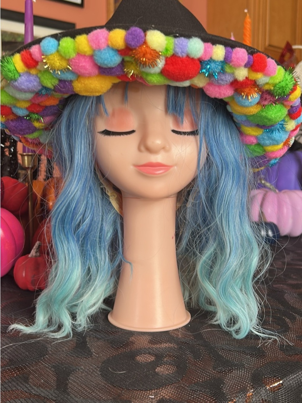 Handmade PomPom Fedora